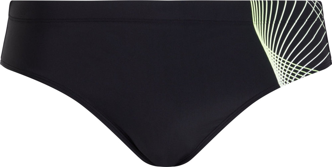 Energetics He.-Badehose Norm Briefs M - black/green lime