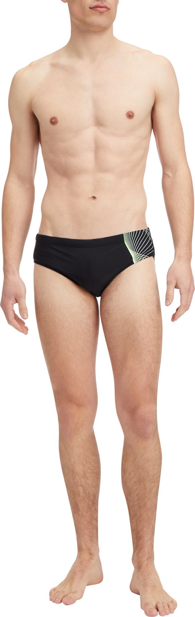 Energetics He.-Badehose Norm Briefs M - black/green lime