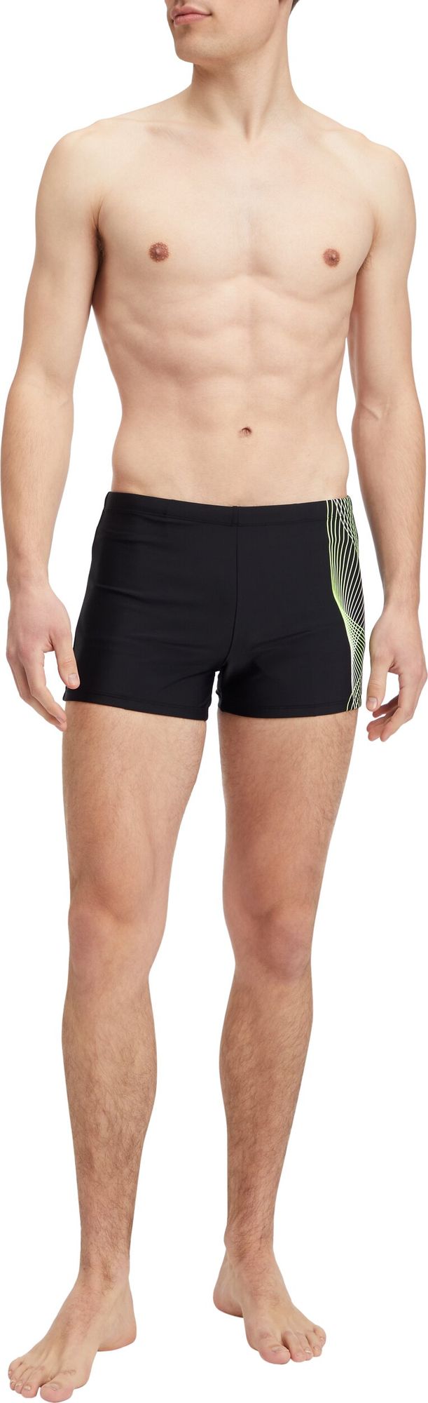 Energetics He.-Badehose Norm Trunks M - black/green lime