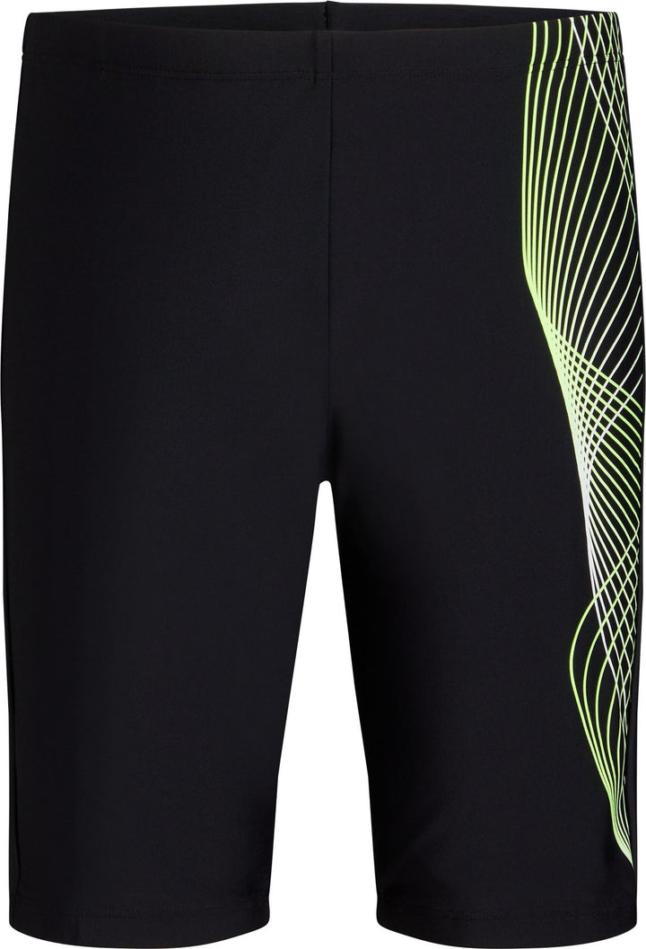 Energetics Ju.-Badehose Norm Jammer B - black/green lime