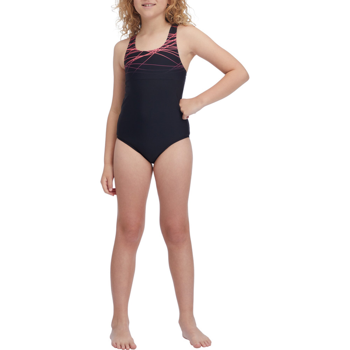 Energetics Mä.-Schwimmanzug Pamela G - black/red light