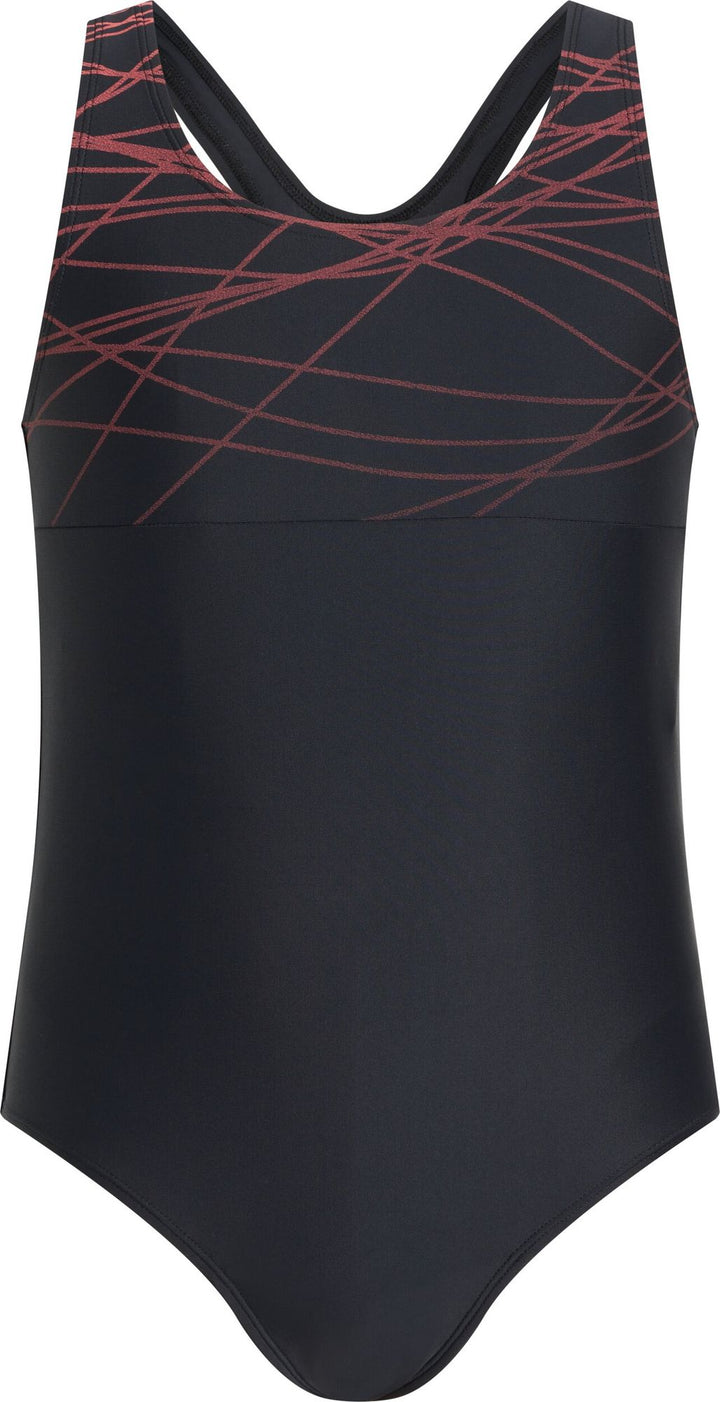 Energetics Mä.-Schwimmanzug Pamela G - black/red light