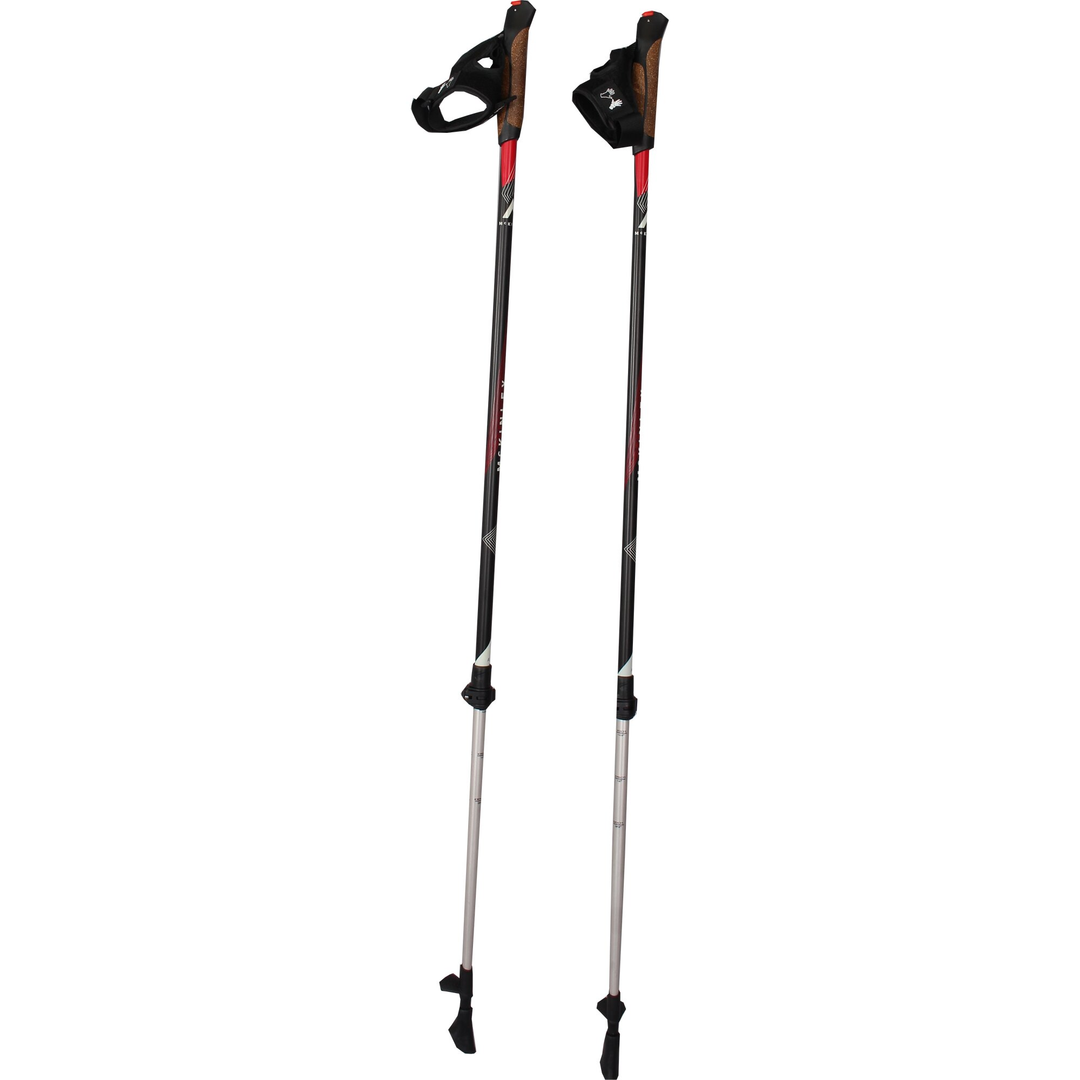 Mc KINLEY NW-Stock Impulse Adj. ALU I - RED/BLACK NIGHT/GREY