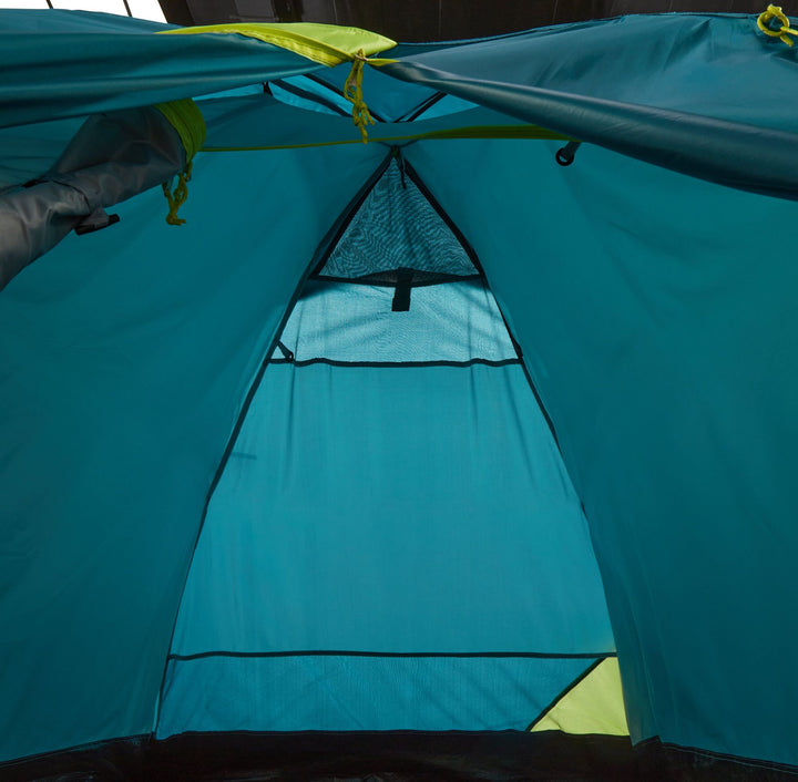 Mc KINLEY Camping-Zelt VEGA 10.2 I - BLUE PETROL/GREEN LI