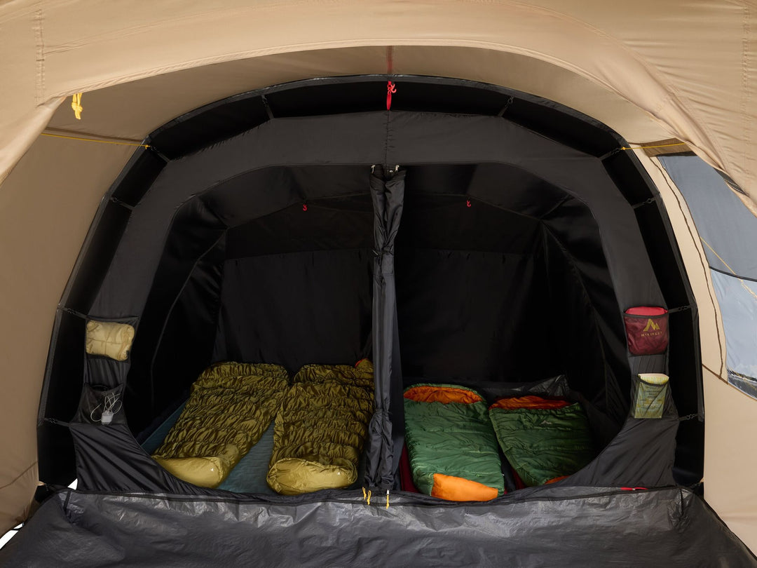 Mc KINLEY Familien-Zelt Guinea 40.4 SW - BROWN LIGHT/GREEN/YE