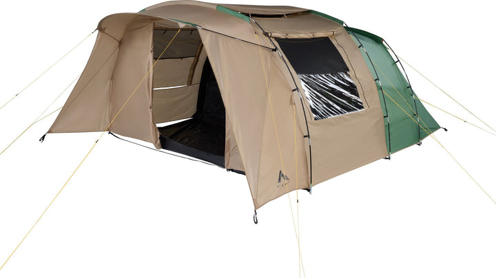Mc KINLEY Familien-Zelt Guinea 40.6 SW - BROWN LIGHT/GREEN/YE