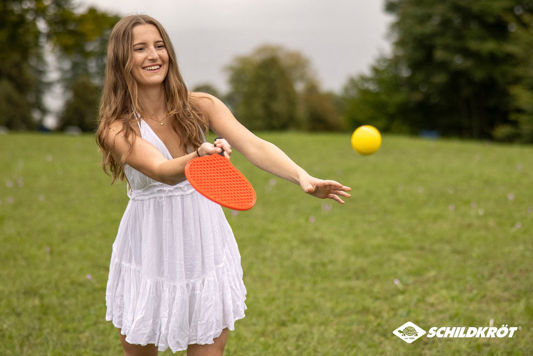 Schildkroet Beach / Soft Tennis Set Im Mes,outer Ve - schwarz-rot