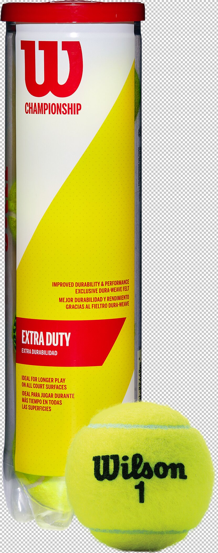 Wilson CHAMPIONSHIP EXTRA DUTY 4TBALL - YELLOW