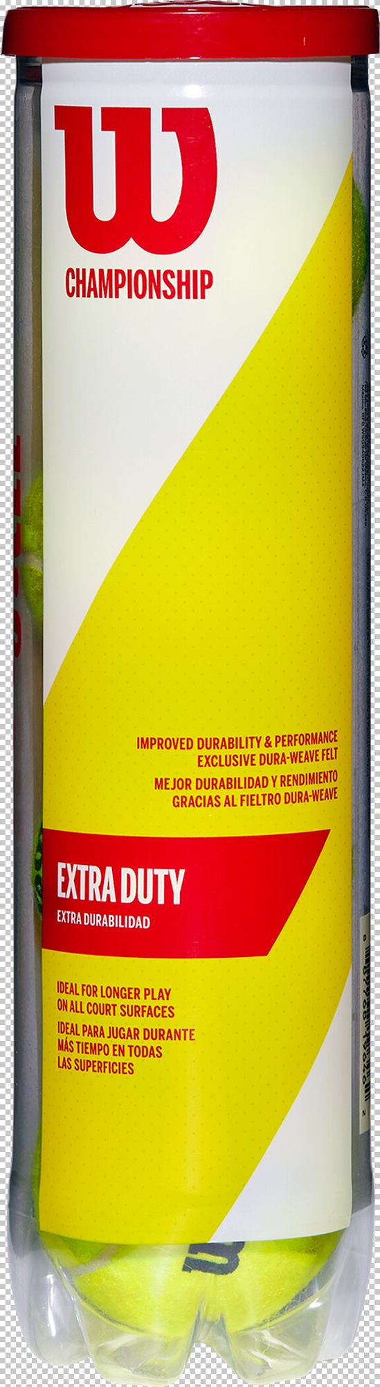 Wilson CHAMPIONSHIP EXTRA DUTY 4TBALL - YELLOW