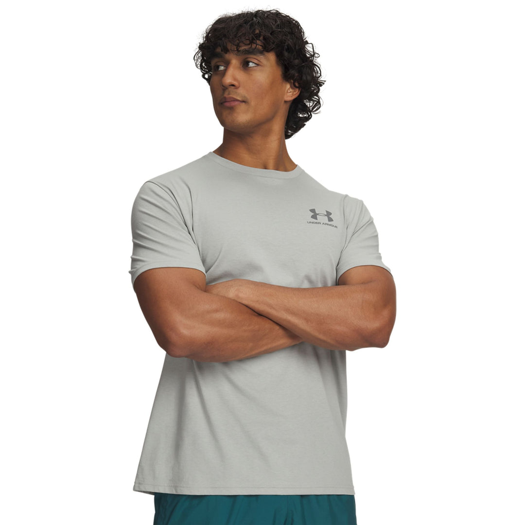 Under Armour  UA M SPORTSTYLE LC SS - TITANIUM