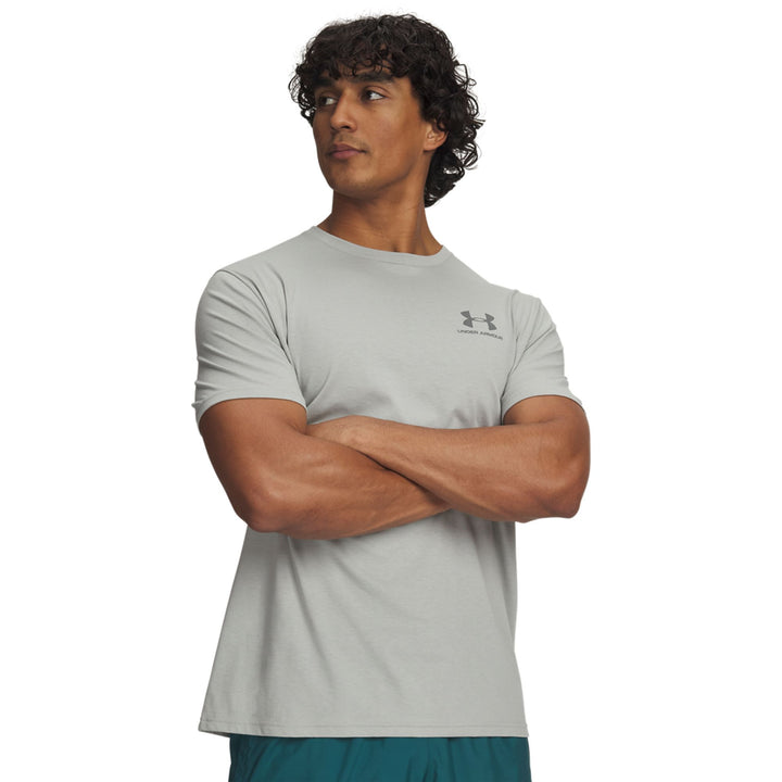 Under Armour  UA M SPORTSTYLE LC SS - TITANIUM