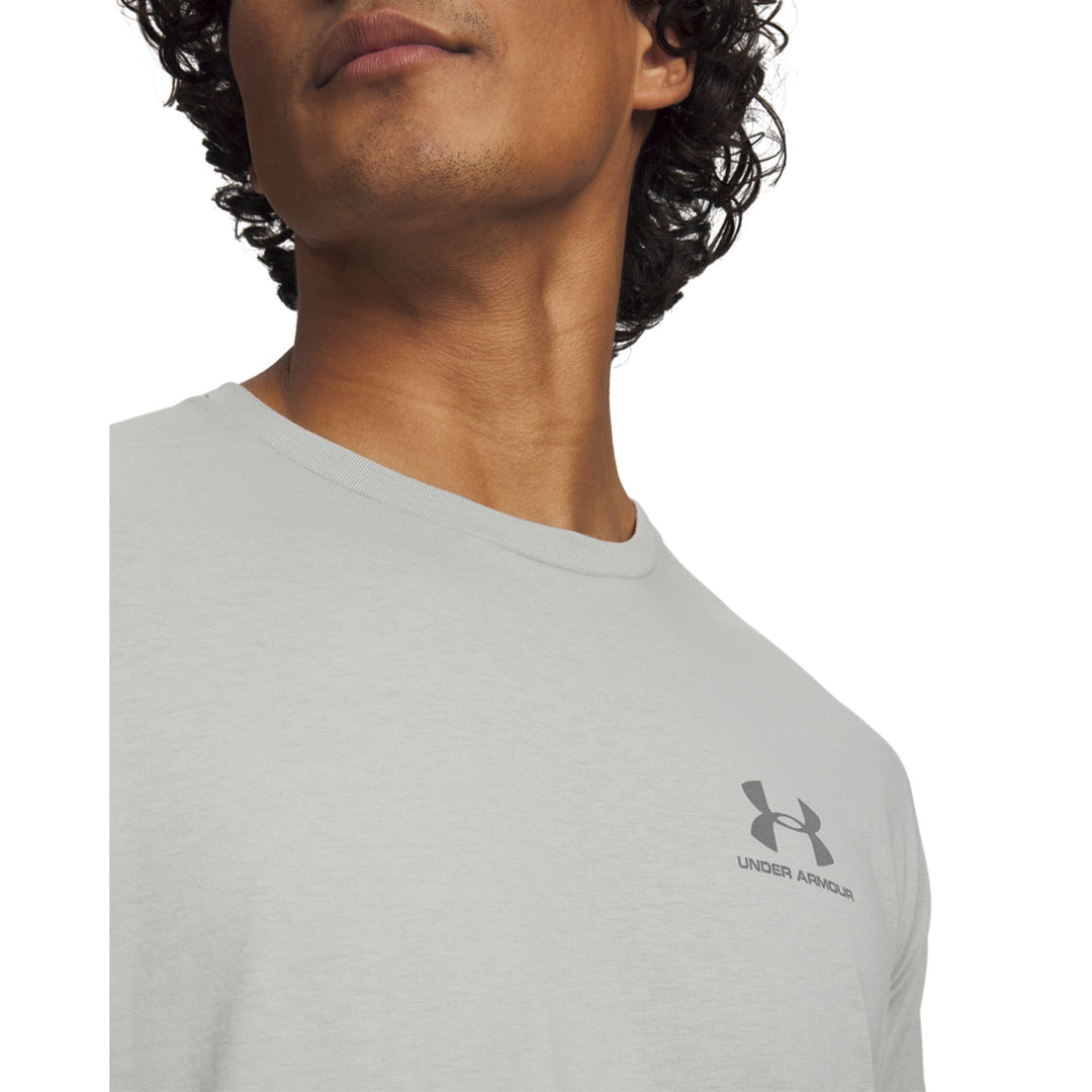 Under Armour  UA M SPORTSTYLE LC SS - TITANIUM