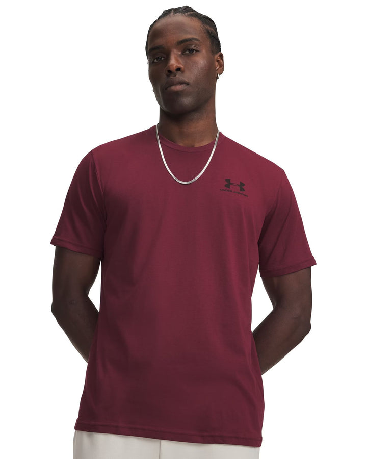 Under Armour Ua M Sportstyle Lc Ss - vintage maroon