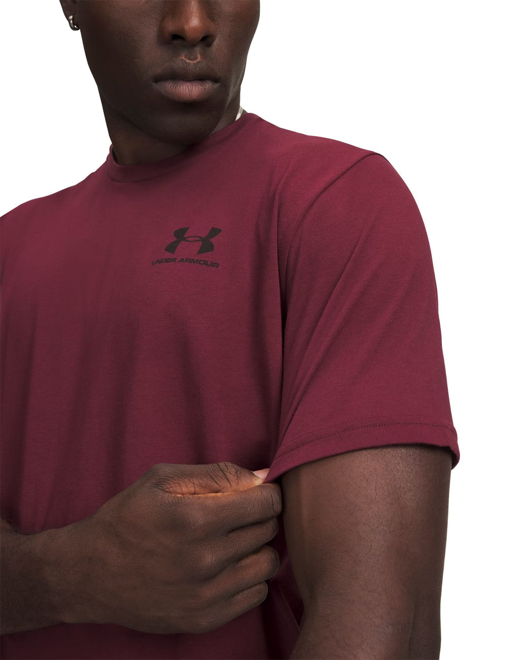 Under Armour Ua M Sportstyle Lc Ss - vintage maroon