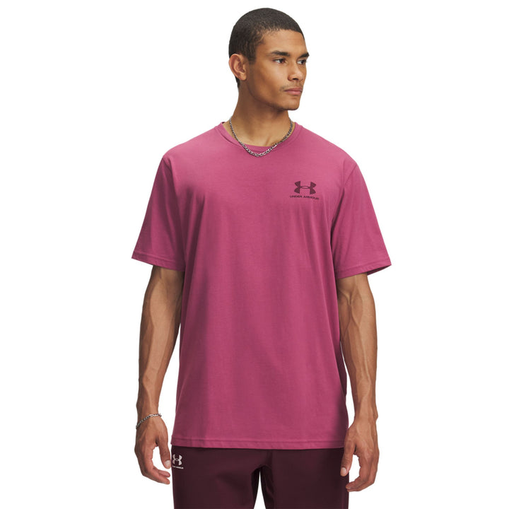 Under Armour Ua M Sportstyle Lc Ss - fuchsia dusk