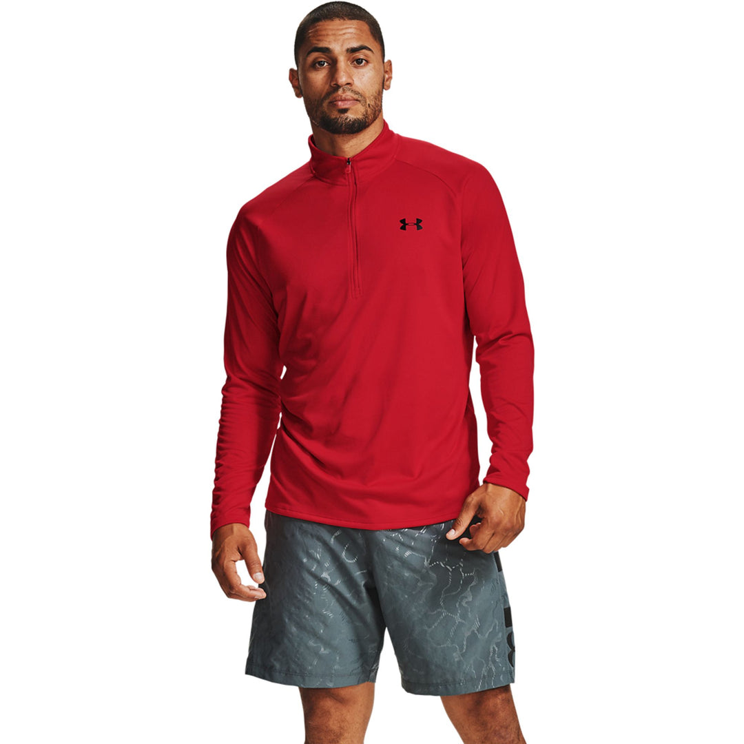 Under Armour Ua Tech 2.0 1/2 Zip - red