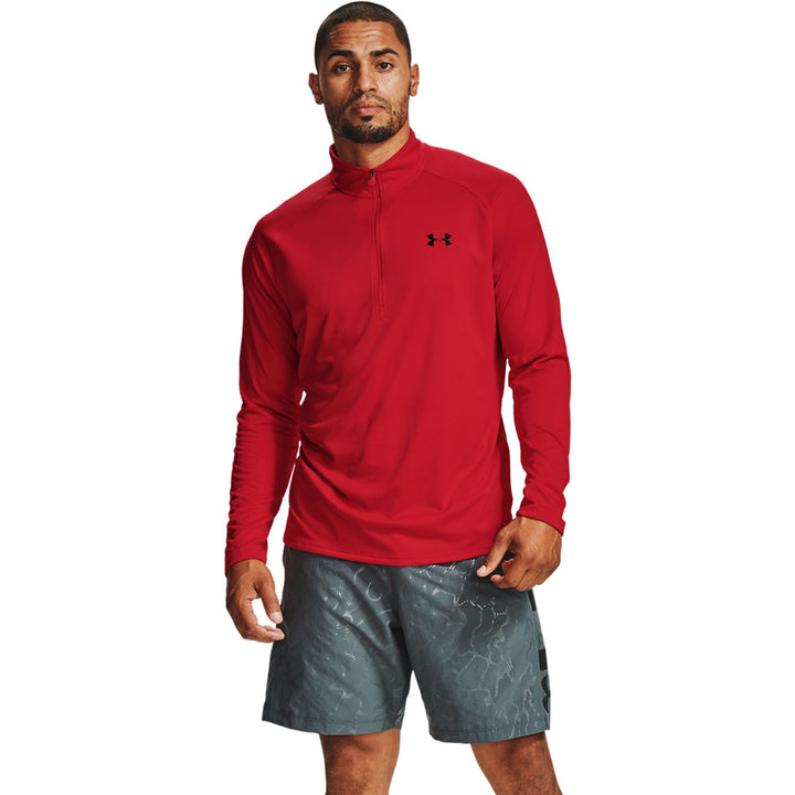 Under Armour Ua Tech 2.0 1/2 Zip - red