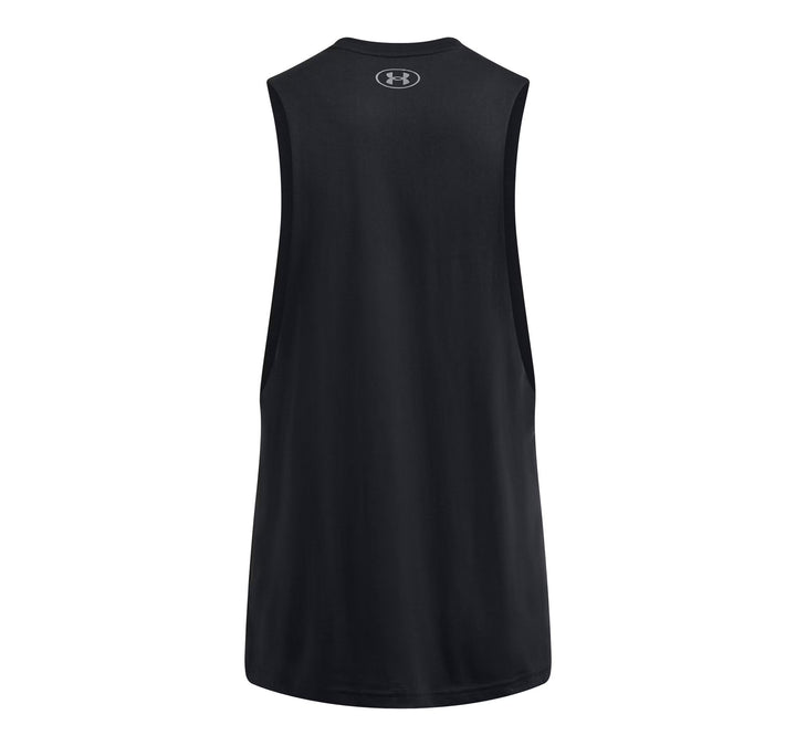 Under Armour Ua Left Chest Cut Off Tank - black