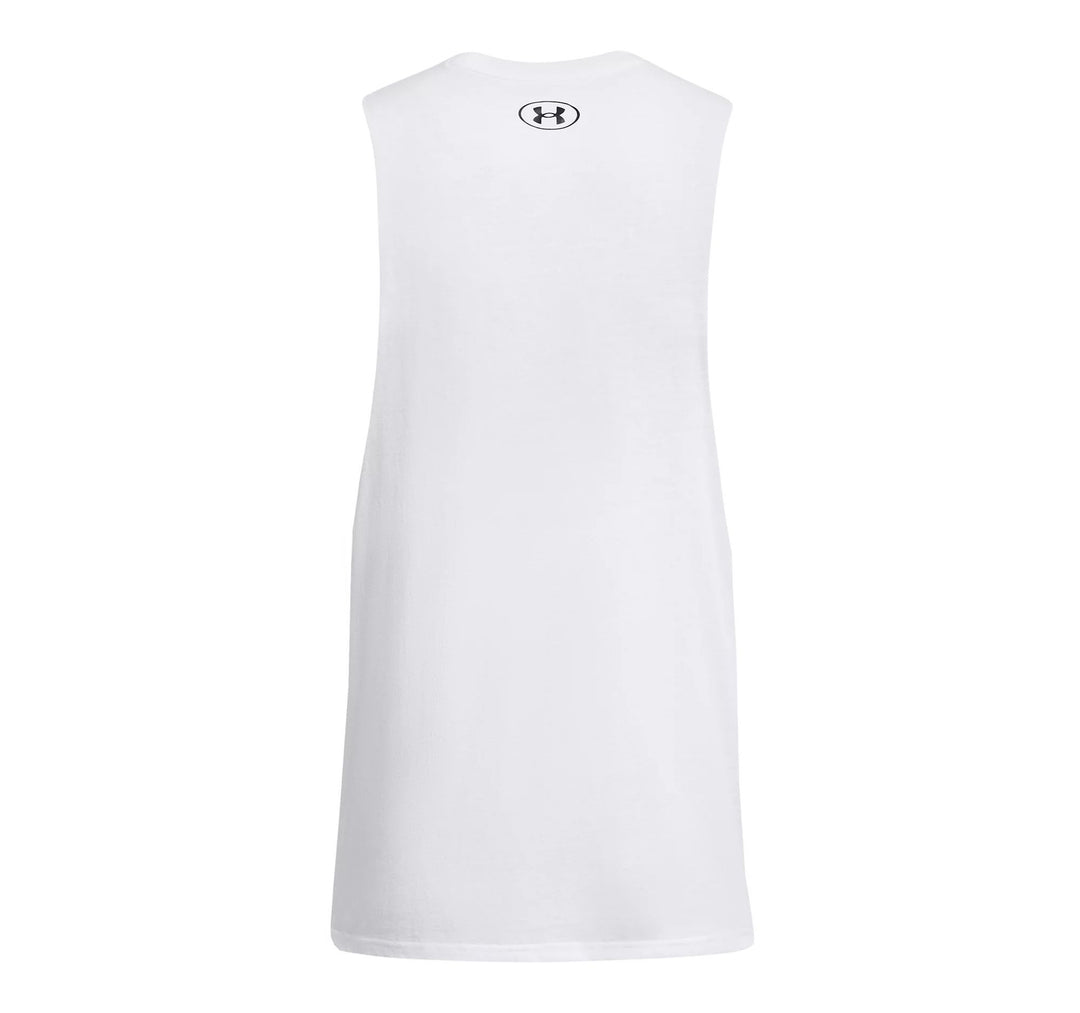 Under Armour Ua Left Chest Cut Off Tank - white
