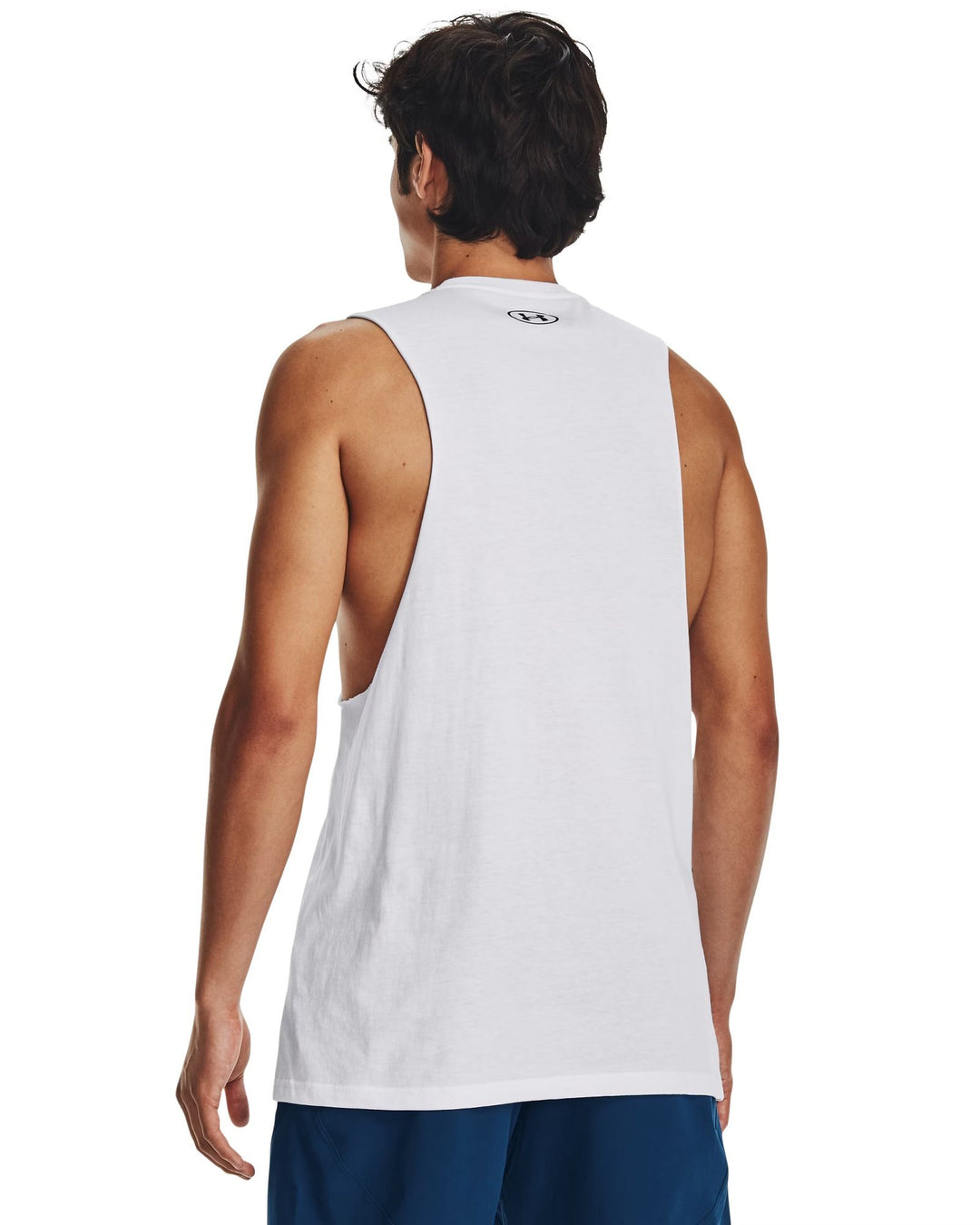 Under Armour Ua Left Chest Cut Off Tank - white