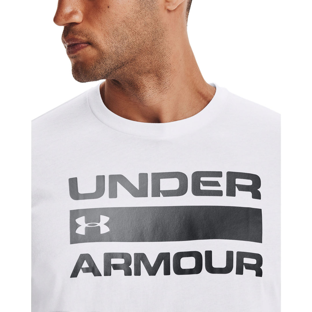Under Armour Ua Team Issue Wordmark Ss - white