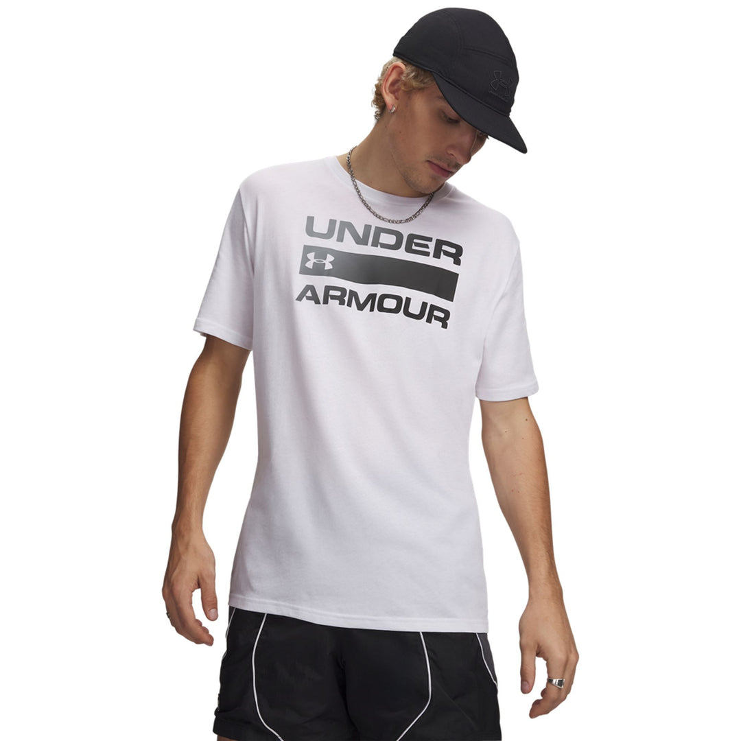 Under Armour Ua Team Issue Wordmark Ss - white