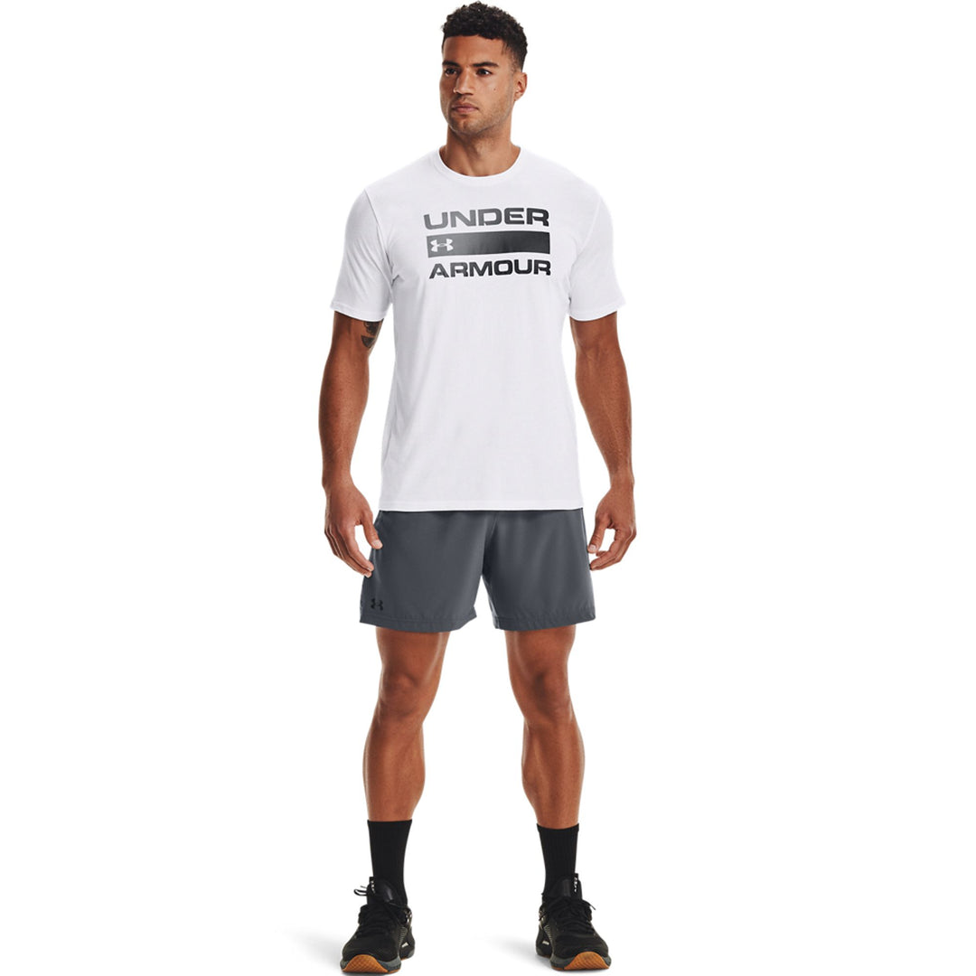 Under Armour Ua Team Issue Wordmark Ss - white