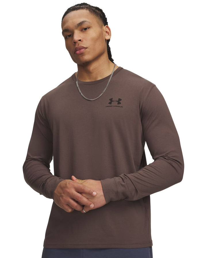 Under Armour Ua Sportstyle Left Chest Ls - peppercorn