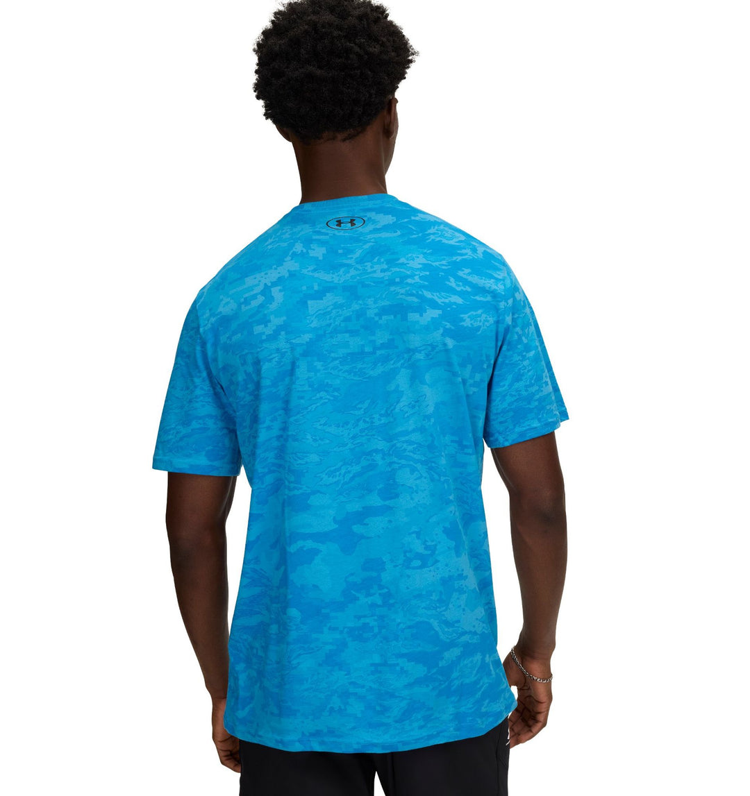 Under Armour Ua Abc Camo Ss - ether blue