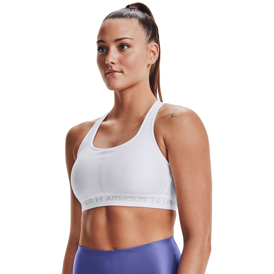 Under Armour Ua Crossback Mid Bra - 100 white
