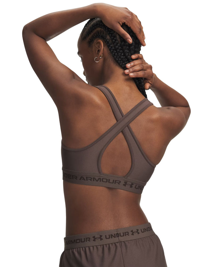 Under Armour Crossback Mid Bra - peppercorn