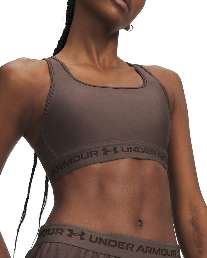 Under Armour Crossback Mid Bra - peppercorn