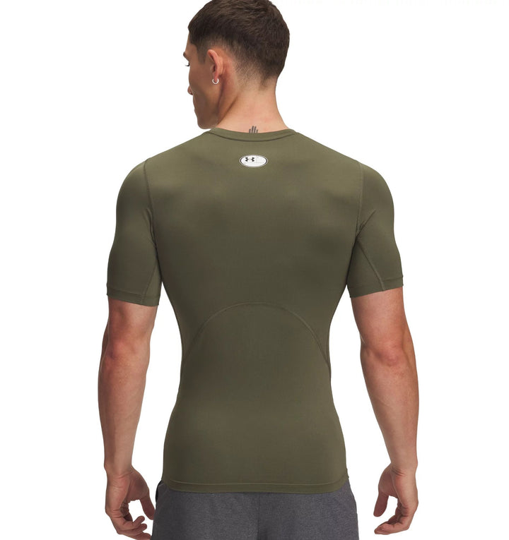 Under Armour Ua Hg Armour Comp Ss - marine od green