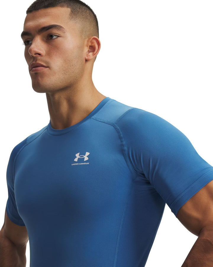 Under Armour Ua Hg Armour Comp Ss - aegean blue