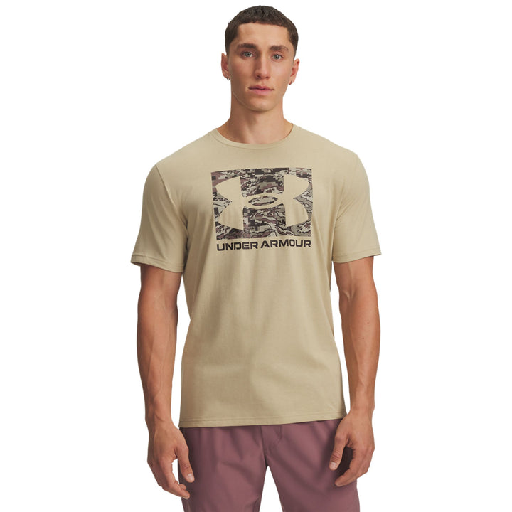 Under Armour Ua Abc Camo Boxed Logo Ss - field khaki