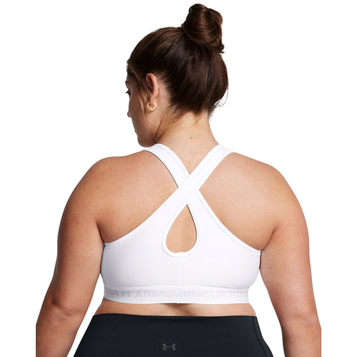 Under Armour Ua Crossback Mid Bra&amp; - white