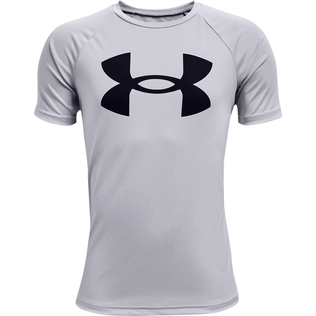 Under Armour Ua Tech Big Logo Ss - mod gray light heather