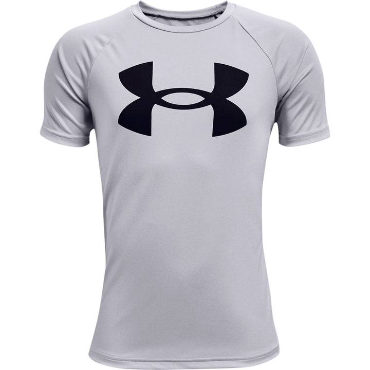 Under Armour Ua Tech Big Logo Ss - mod gray light heather