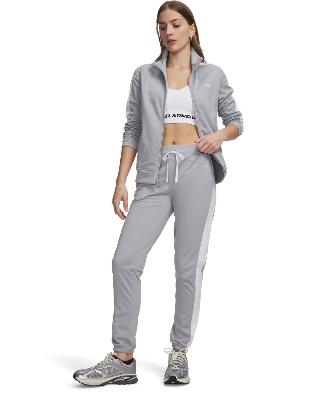 Under Armour Tricot Tracksuit - mod gray