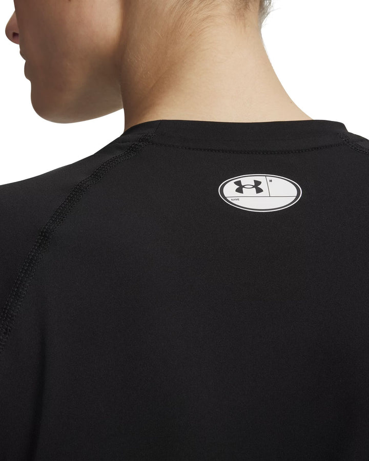 Under Armour Ua Hg Authentics Comp Ss - ultimate black