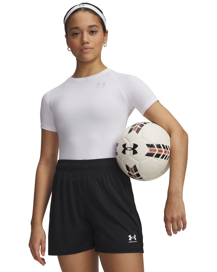 Under Armour Ua Hg Authentics Comp Ss - white