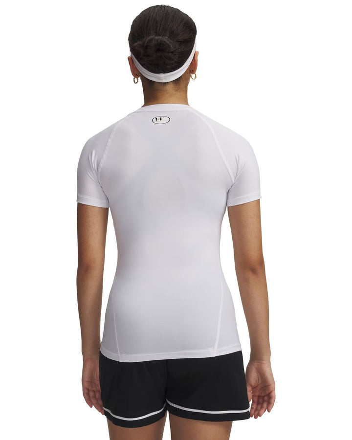 Under Armour Ua Hg Authentics Comp Ss - white