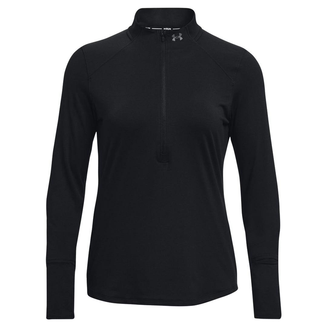 Under Armour  UA QUALIFIER RUN 2.0 1/2 ZIP - 001 BLACK