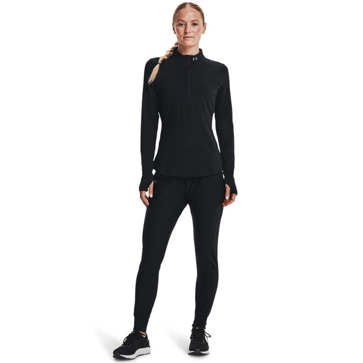 Under Armour  UA QUALIFIER RUN 2.0 1/2 ZIP - 001 BLACK