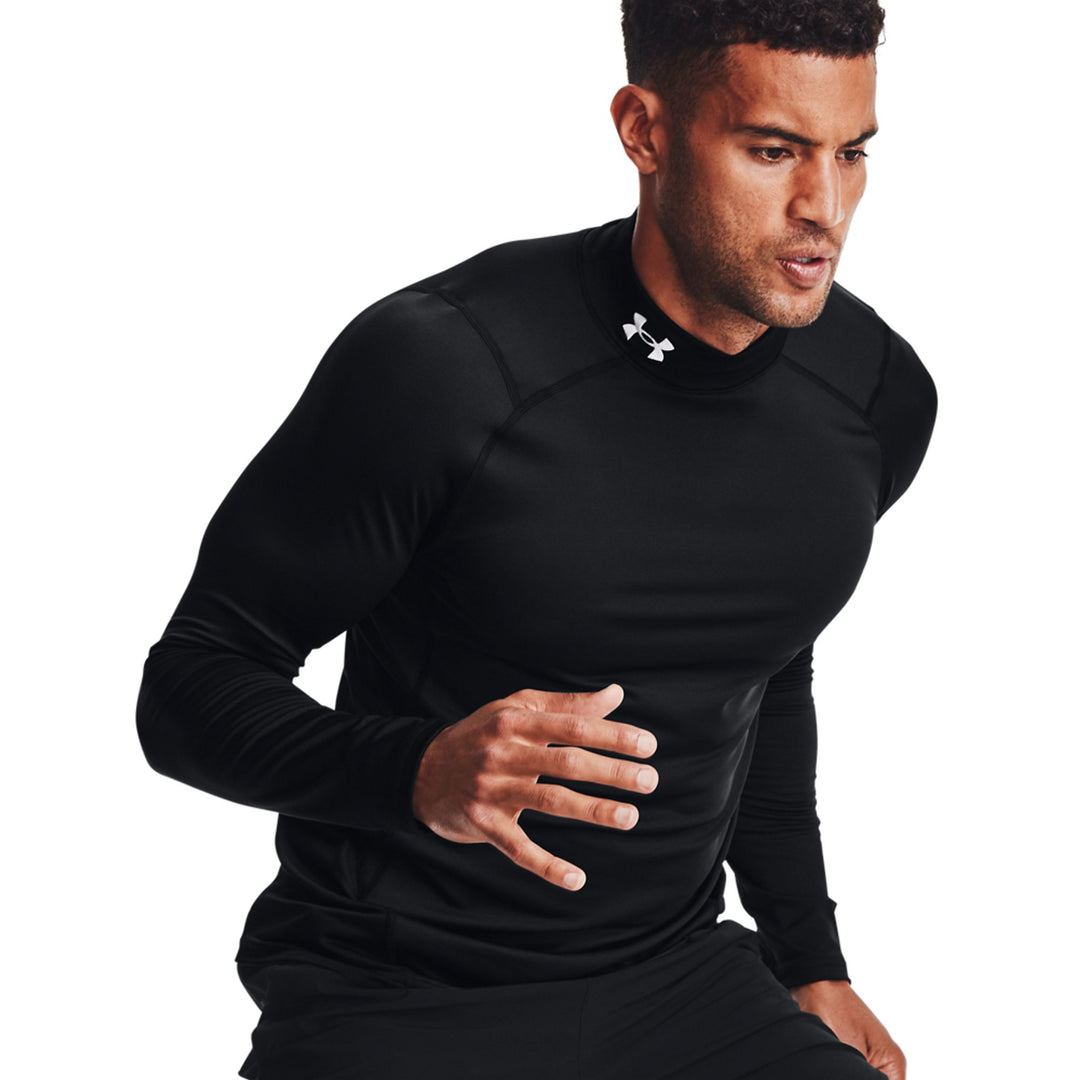 Under Armour Ua Cg Armour Fitted Mock - black