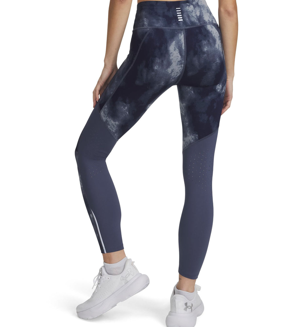 Under Armour Ua Launch Ankle Print Tights - downpour gray