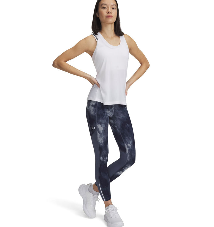 Under Armour Ua Launch Ankle Print Tights - downpour gray