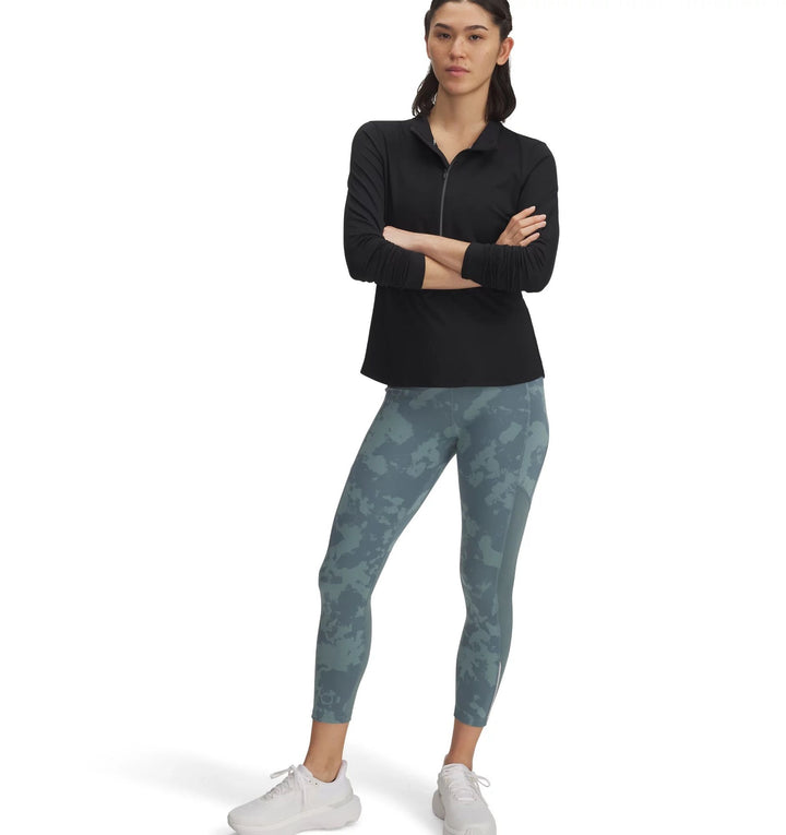 Under Armour Ua Launch Ankle Print Tights - jasper blue
