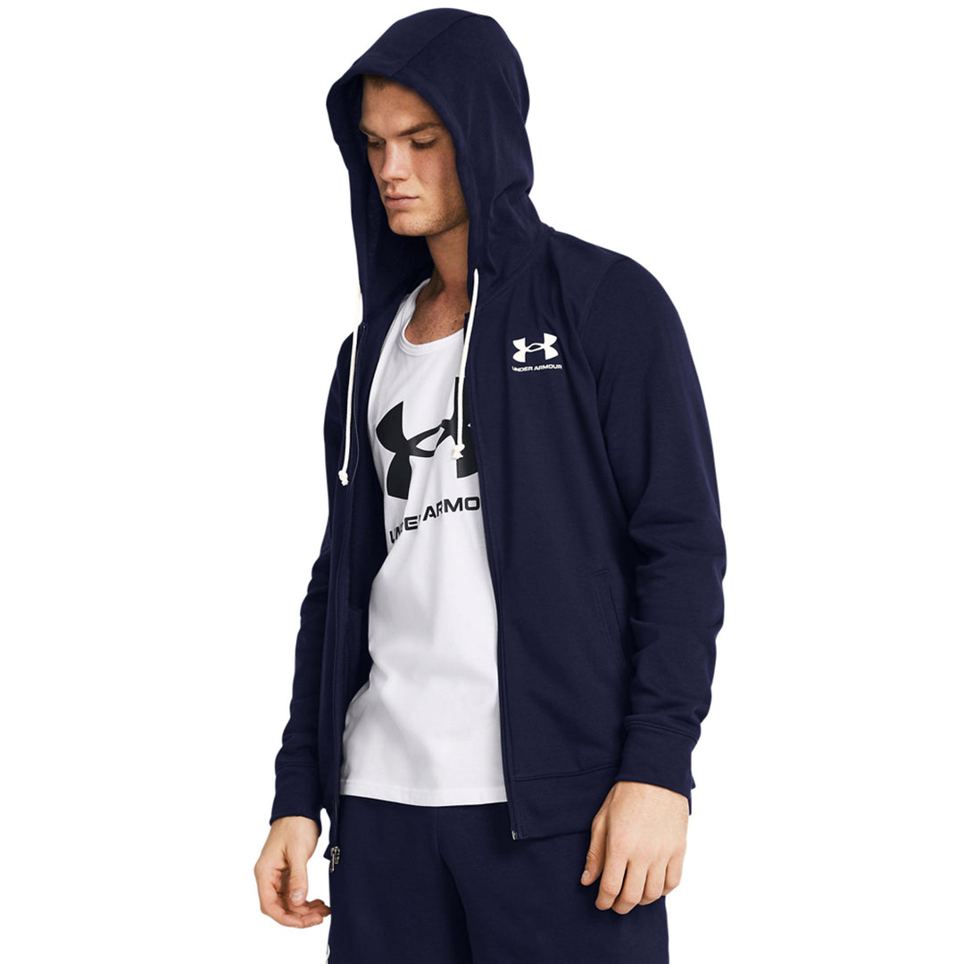 Under Armour Ua Rival Terry Lc Fz - midnight navy