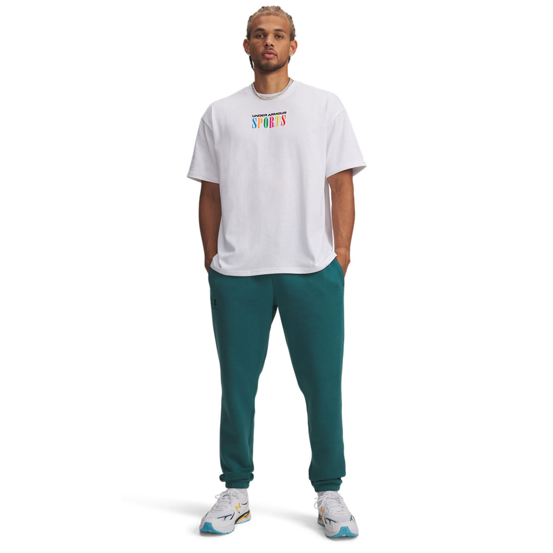 Under Armour  UA ICON FLEECE JOGGER - RACK GREEN
